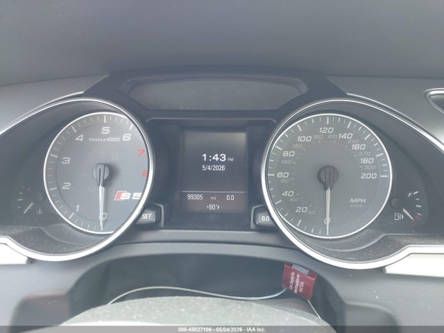 45027106 :رقم المزاد ، WAURV78T19A051527 vin ، 2009 Audi S5 4.2l مزاد بيع