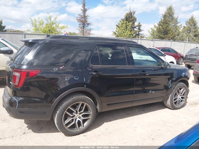 2018 Ford Explorer Sport მანქანა იყიდება აუქციონზე, vin: 1FM5K8GT7JGC78025, აუქციონის ნომერი: 45027187