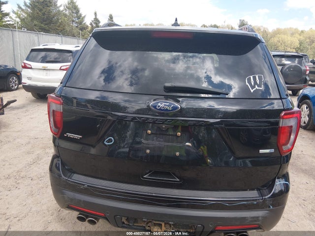 2018 Ford Explorer Sport მანქანა იყიდება აუქციონზე, vin: 1FM5K8GT7JGC78025, აუქციონის ნომერი: 45027187