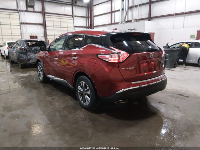 2015 Nissan Murano Sl მანქანა იყიდება აუქციონზე, vin: 5N1AZ2MH5FN221896, აუქციონის ნომერი: 45027208