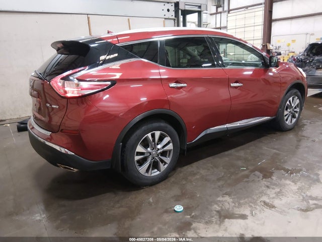2015 Nissan Murano Sl მანქანა იყიდება აუქციონზე, vin: 5N1AZ2MH5FN221896, აუქციონის ნომერი: 45027208