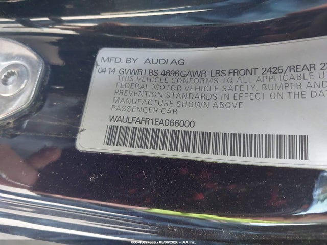 Audi A5 2.0t Premium 2014 WAULFAFR1EA066000 Image 9