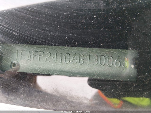 45027381 :رقم المزاد ، 1FAFP24106G130063 vin ، 2006 Ford Five Hundred Sel مزاد بيع