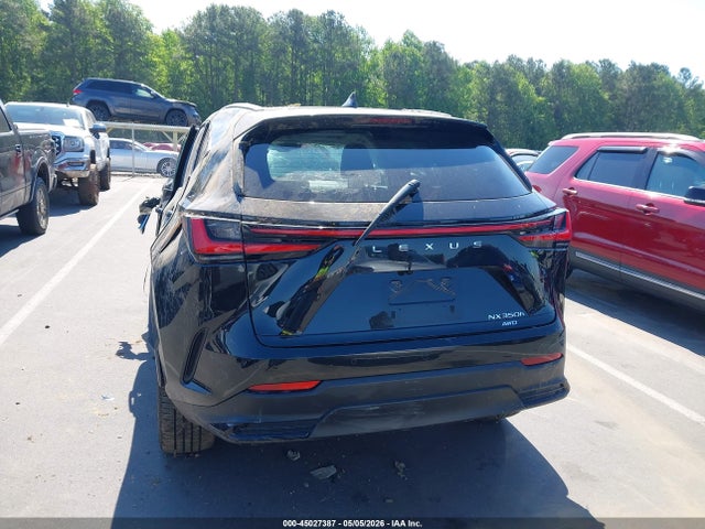 2025 Lexus Nx 350h Luxury მანქანა იყიდება აუქციონზე, vin: JTJHKCEZ5S2066392, აუქციონის ნომერი: 45027387