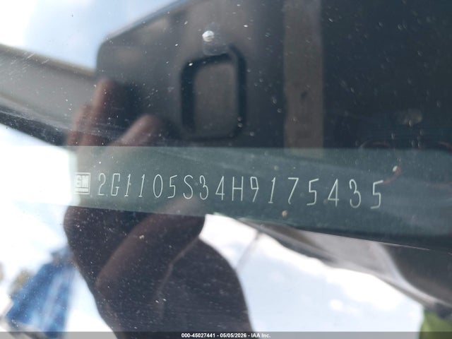 45027441 :رقم المزاد ، 2G1105S34H9175435 vin ، 2017 Chevrolet Impala 1lt مزاد بيع