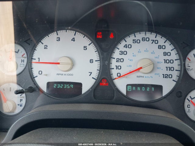 45027456 :رقم المزاد ، 1D7HA18D94S539522 vin ، 2004 Dodge Ram 1500 Slt/laramie مزاد بيع