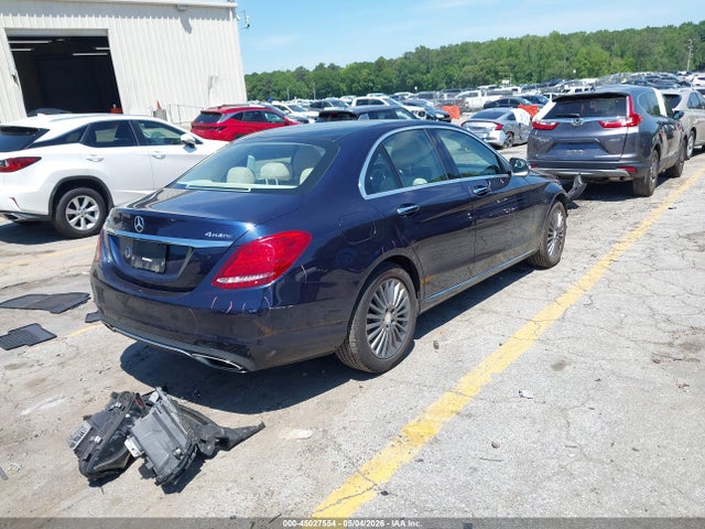 Auction sale of the 2015 Mercedes-benz C 300 Luxury 4matic, vin: 55SWF4KB2FU033931, lot number: 45027554