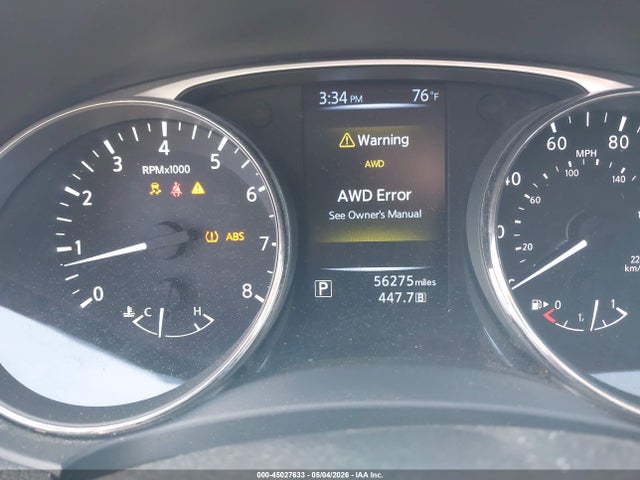 2016 Nissan Rogue Sv მანქანა იყიდება აუქციონზე, vin: KNMAT2MV9GP734912, აუქციონის ნომერი: 45027633