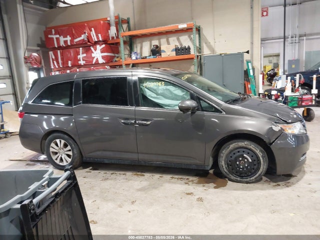 45027783 :رقم المزاد ، 5FNRL5H66EB020461 vin ، 2014 Honda Odyssey Ex-l مزاد بيع