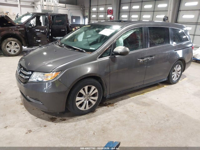 45027783 :رقم المزاد ، 5FNRL5H66EB020461 vin ، 2014 Honda Odyssey Ex-l مزاد بيع