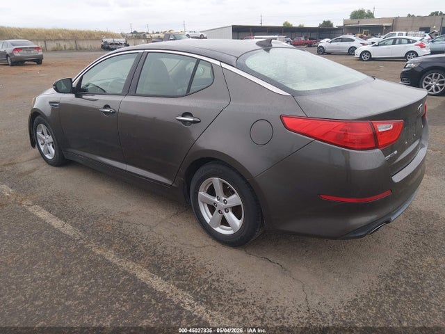 45027835 :رقم المزاد ، 5XXGM4A79EG273353 vin ، 2014 Kia Optima Lx مزاد بيع