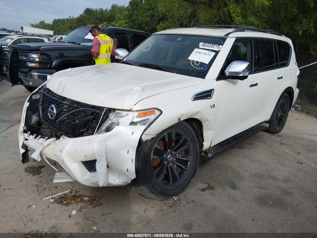 45027871 :رقم المزاد ، JN8AY2NF7J9331682 vin ، 2018 Nissan Armada Platinum مزاد بيع