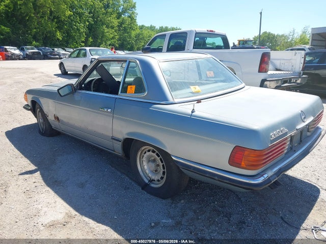 1982 Mercedes-benz 380 380sl მანქანა იყიდება აუქციონზე, vin: WDB10704212012625, აუქციონის ნომერი: 45027976