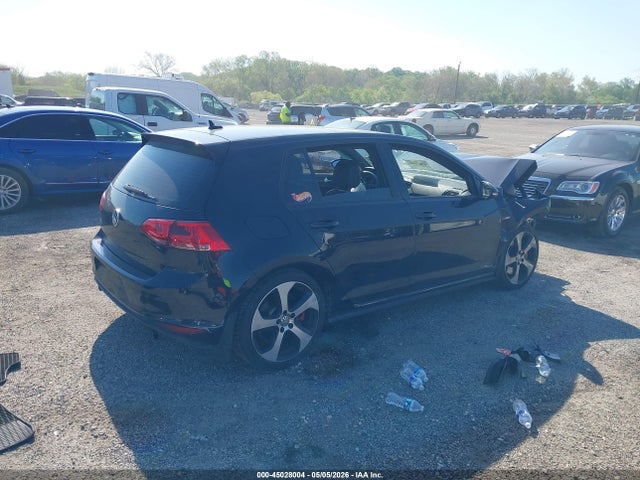 2016 Volkswagen Golf Gti Se W/performance Pkg მანქანა იყიდება აუქციონზე, vin: 3VW547AU7GM003924, აუქციონის ნომერი: 45028004