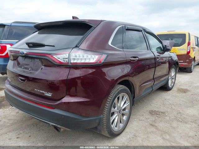 2018 Ford Edge Titanium მანქანა იყიდება აუქციონზე, vin: 2FMPK3K94JBC06505, აუქციონის ნომერი: 45028063
