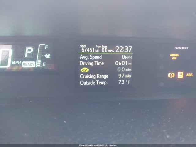 2013 Toyota Prius C One მანქანა იყიდება აუქციონზე, vin: JTDKDTB31D1052064, აუქციონის ნომერი: 45028090