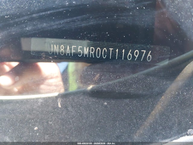 2012 Nissan Juke S მანქანა იყიდება აუქციონზე, vin: JN8AF5MR0CT116976, აუქციონის ნომერი: 45028105
