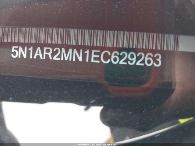 Aukcja sprzedaży 2014 Nissan Pathfinder S, vin: 5N1AR2MN1EC629263, numer aukcji: 45028176