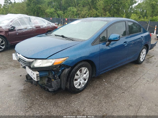 2012 Honda Civic Lx მანქანა იყიდება აუქციონზე, vin: 19XFB2F55CE340114, აუქციონის ნომერი: 45028242