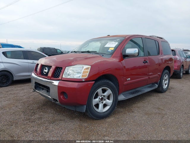 2006 Nissan Armada Se მანქანა იყიდება აუქციონზე, vin: 5N1AA08B46N715779, აუქციონის ნომერი: 45028254