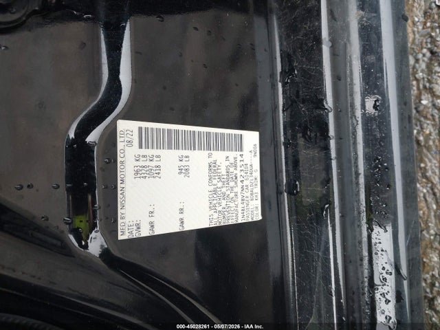 2022 Nissan Altima S Fwd მანქანა იყიდება აუქციონზე, vin: 1N4BL4BV7NN423514, აუქციონის ნომერი: 45028261