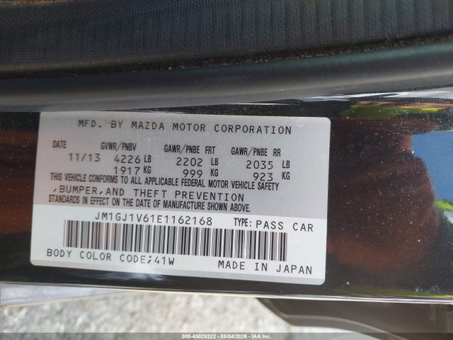 JM1GJ1V61E1162168 Mazda Mazda6 I Touring