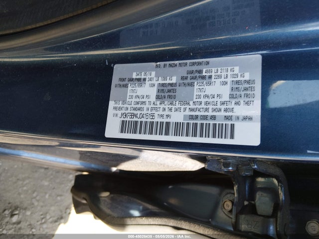 Aukcja sprzedaży 2018 Mazda Cx-5 Sport, vin: JM3KFBBM4J0415155, numer aukcji: 45028435