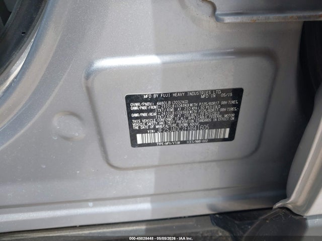 Subaru Forester 2.5i Premium 2015 JF2SJADC2FH841605 Image 9