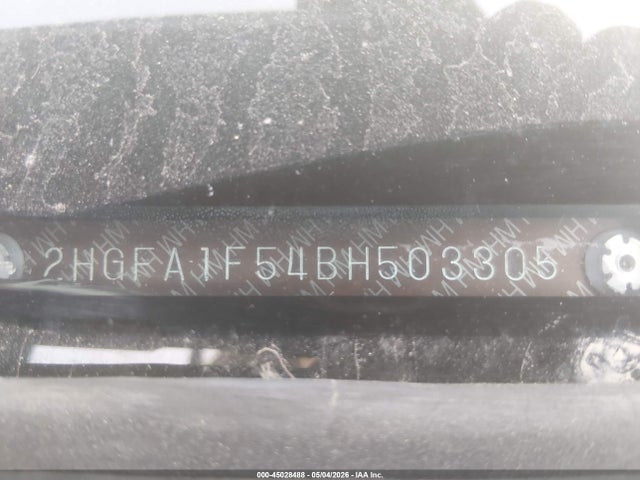 Aukcja sprzedaży 2011 Honda Civic Lx, vin: 2HGFA1F54BH503305, numer aukcji: 45028488