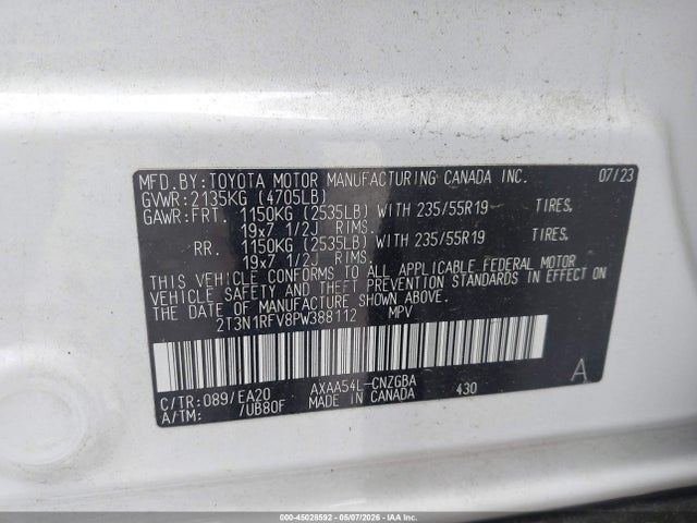 Toyota Rav4 Limited 2023 2T3N1RFV8PW388112 Image 9