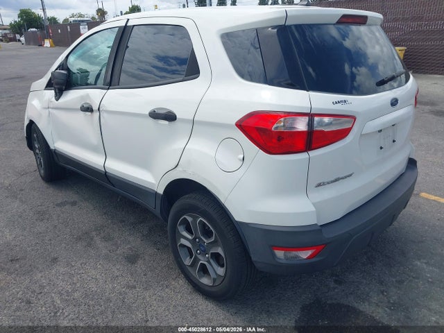 Aukcja sprzedaży 2018 Ford Ecosport S, vin: MAJ3P1RE9JC235001, numer aukcji: 45028612