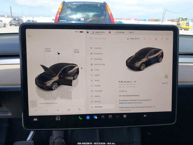 45028616 :رقم المزاد ، 7SAYGDEE6PA198153 vin ، 2023 Tesla Model Y Awd/long Range Dual Motor All-wheel Drive مزاد بيع