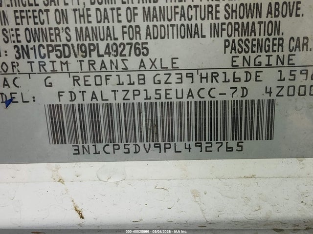 Nissan Kicks Sr Xtronic Cvt 2023 3N1CP5DV9PL492765 Image 9