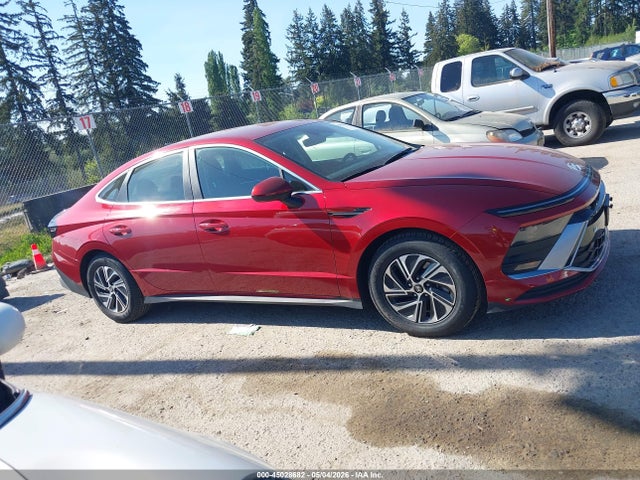 2026 Hyundai Sonata Hybrid Blue მანქანა იყიდება აუქციონზე, vin: KMHL24JJ9TA137132, აუქციონის ნომერი: 45028682
