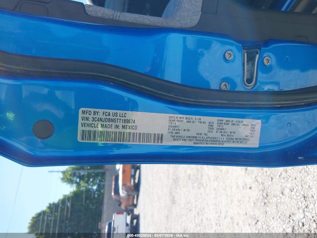Aukcja sprzedaży 2026 Jeep Compass Latitude, vin: 3C4NJDBN5TT189674, numer aukcji: 45028824