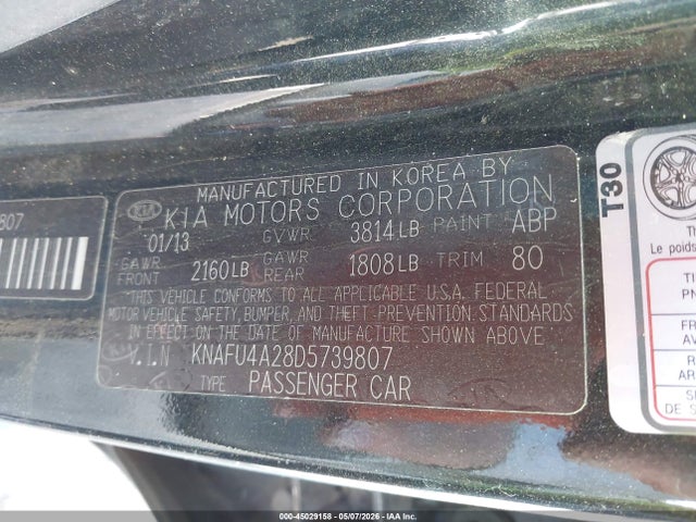 Продаж на аукціоні авто 2013 Kia Forte Ex, vin: KNAFU4A28D5739807, номер лоту: 45029158