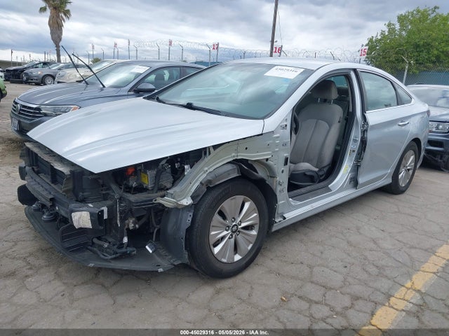 2019 Hyundai Sonata Hybrid Se მანქანა იყიდება აუქციონზე, vin: KMHE24L3XKA091056, აუქციონის ნომერი: 45029316