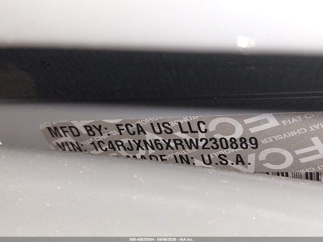 Aukcja sprzedaży 2024 Jeep Wrangler 4xe Willys 4xe, vin: 1C4RJXN6XRW230889, numer aukcji: 45029384