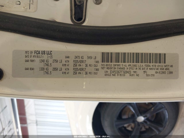 Dodge Journey Sxt 2015 3C4PDCBG7FT628423 Image 9