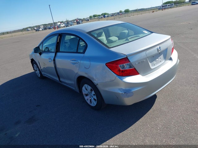 Auction sale of the 2012 Honda Civic Lx, vin: 19XFB2F53CE105940, lot number: 45029664