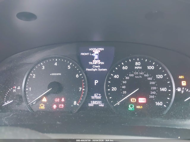 Aukcja sprzedaży 2013 Lexus Ls 460, vin: JTHBL5EF4D5116528, numer aukcji: 45029709