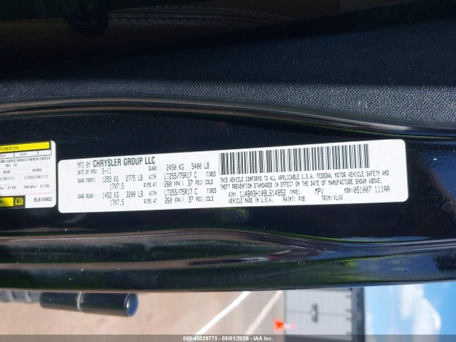 Aukcja sprzedaży 2011 Jeep Wrangler Unlimited Sport, vin: 1J4BA3H10BL614952, numer aukcji: 45029773