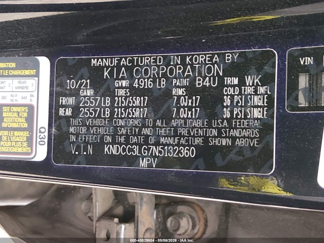 KIA Niro Ev Ex 2022 KNDCC3LG7N5132360 Image 9