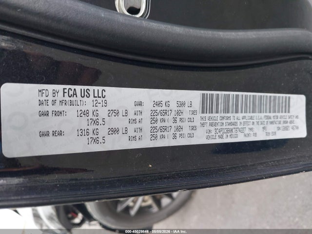 Продажа на аукционе авто 2019 Dodge Journey Se, vin: 3C4PDCBB0KT874227, номер лота: 45029846