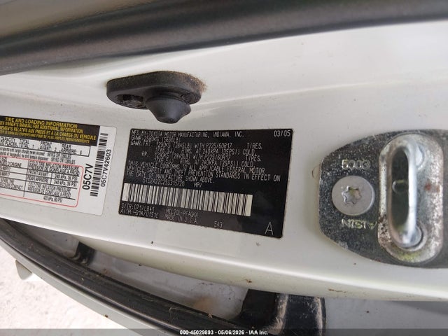 Aukcja sprzedaży 2005 Toyota Sienna Xle, vin: 5TDZA22C25S315720, numer aukcji: 45029893