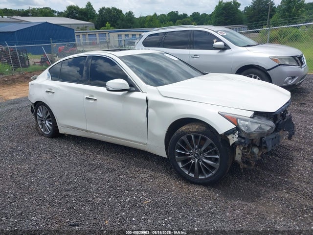 Продажа на аукционе авто 2018 Infiniti Q50 3.0t Luxe, vin: JN1EV7AP0JM354206, номер лота: 45029903