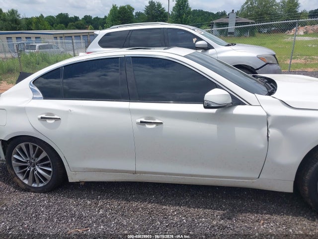 45029903 :رقم المزاد ، JN1EV7AP0JM354206 vin ، 2018 Infiniti Q50 3.0t Luxe مزاد بيع
