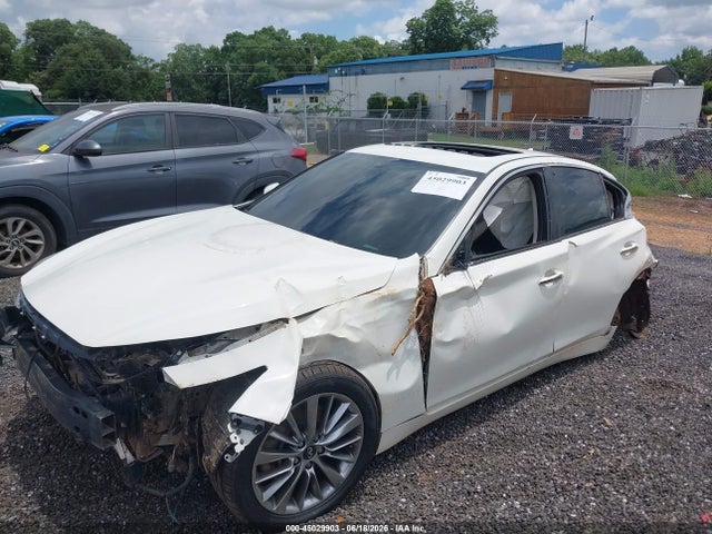 45029903 :رقم المزاد ، JN1EV7AP0JM354206 vin ، 2018 Infiniti Q50 3.0t Luxe مزاد بيع