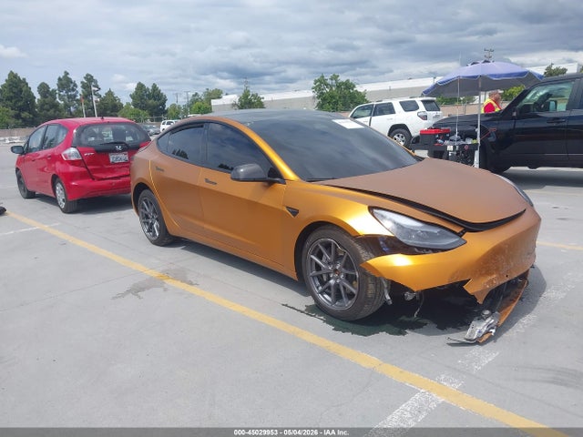 2021 Tesla Model 3 Long Range მანქანა იყიდება აუქციონზე, vin: 5YJ3E1EB4MF003599, აუქციონის ნომერი: 45029953