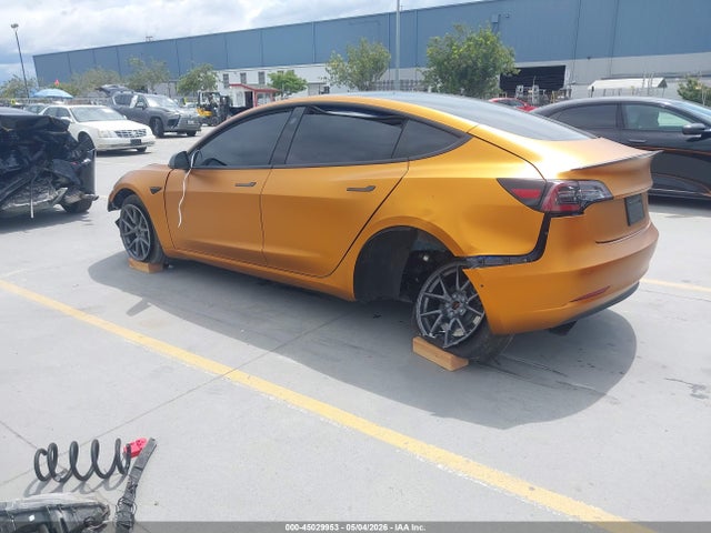 2021 Tesla Model 3 Long Range მანქანა იყიდება აუქციონზე, vin: 5YJ3E1EB4MF003599, აუქციონის ნომერი: 45029953
